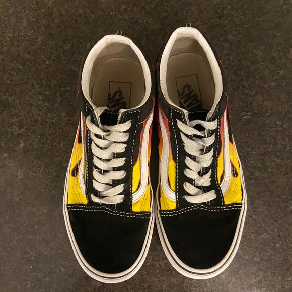 Vans Old Skool 'Flames' - Size 6.5 - Picture 7 of 9